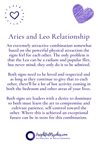 Aries And Leo Compatibility Sex Love And Friendship