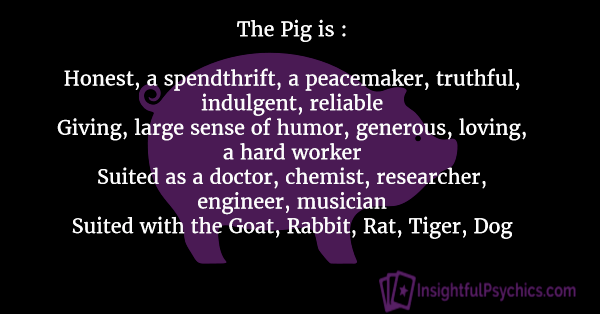 pig zodiac sign
