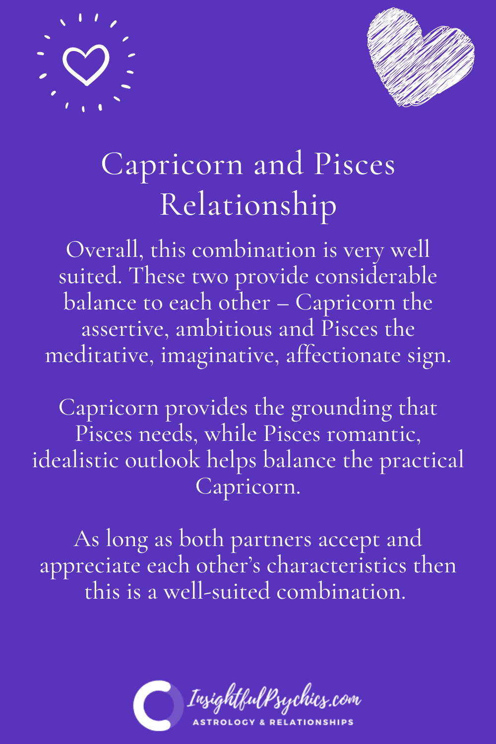 Capricorn and Pisces Compatibility Sex, Love and Friendship