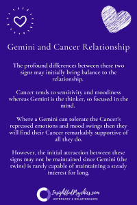 Gemini And Cancer Compatibility: Sex, Love And Friendship