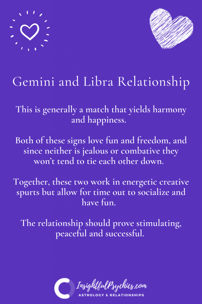 Gemini and Libra Relationship