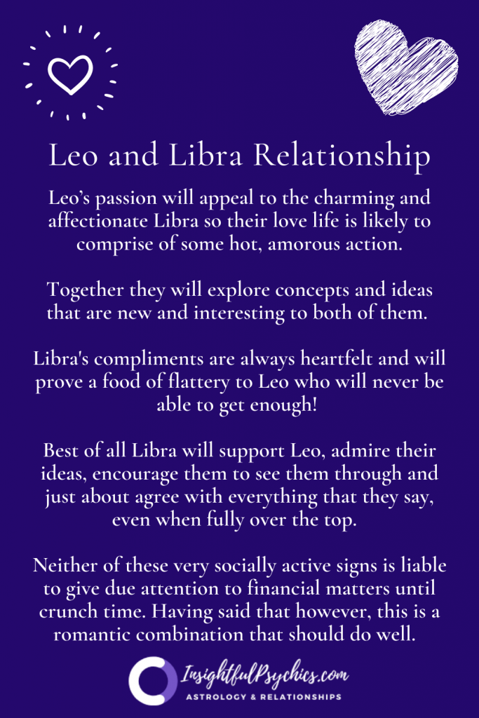 Leo and Libra Relationship