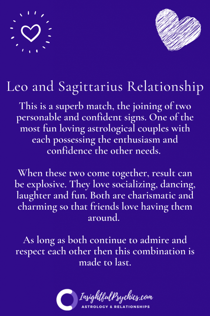 Leo and Sagittarius Relationship