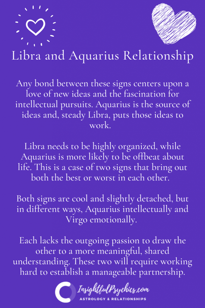 Libra and Aquarius Relationship