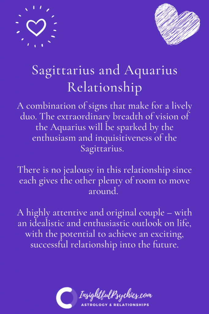 Sagittarius and Aquarius Relationship