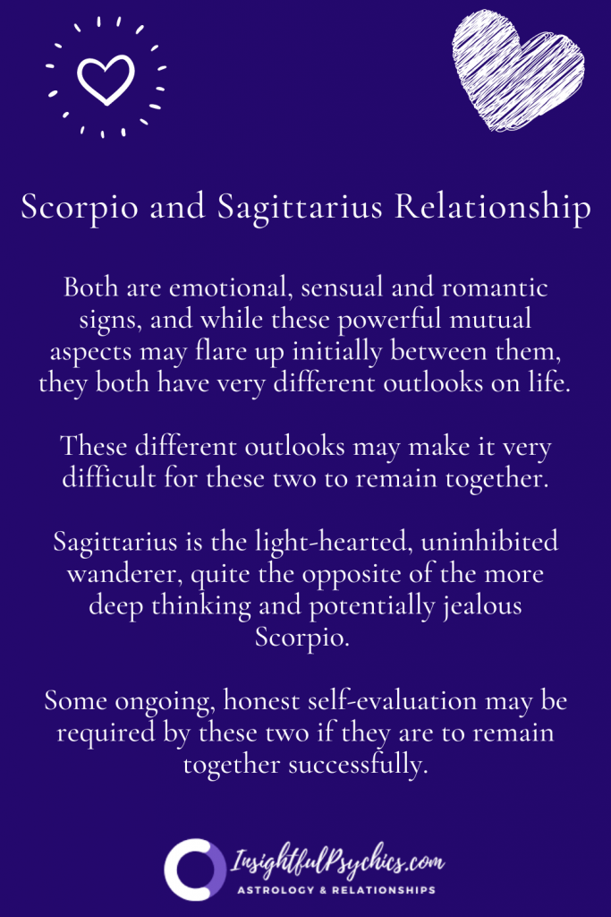 Scorpio and Sagittarius Relationship