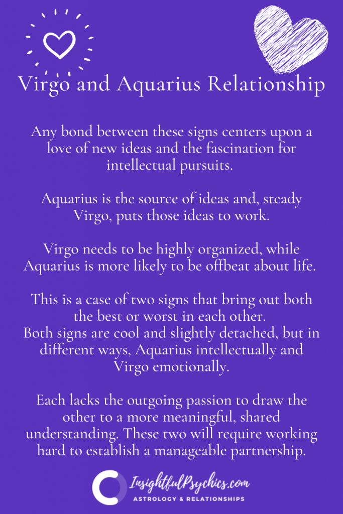 Virgo and Aquarius Relationship