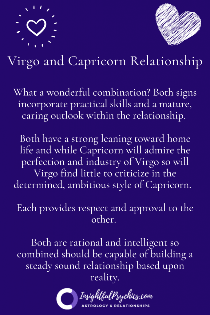 Virgo and Capricorn Relationship