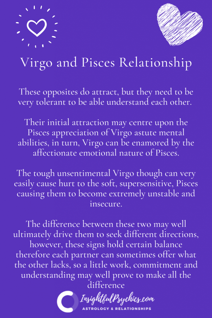 Virgo and Pisces Relationship