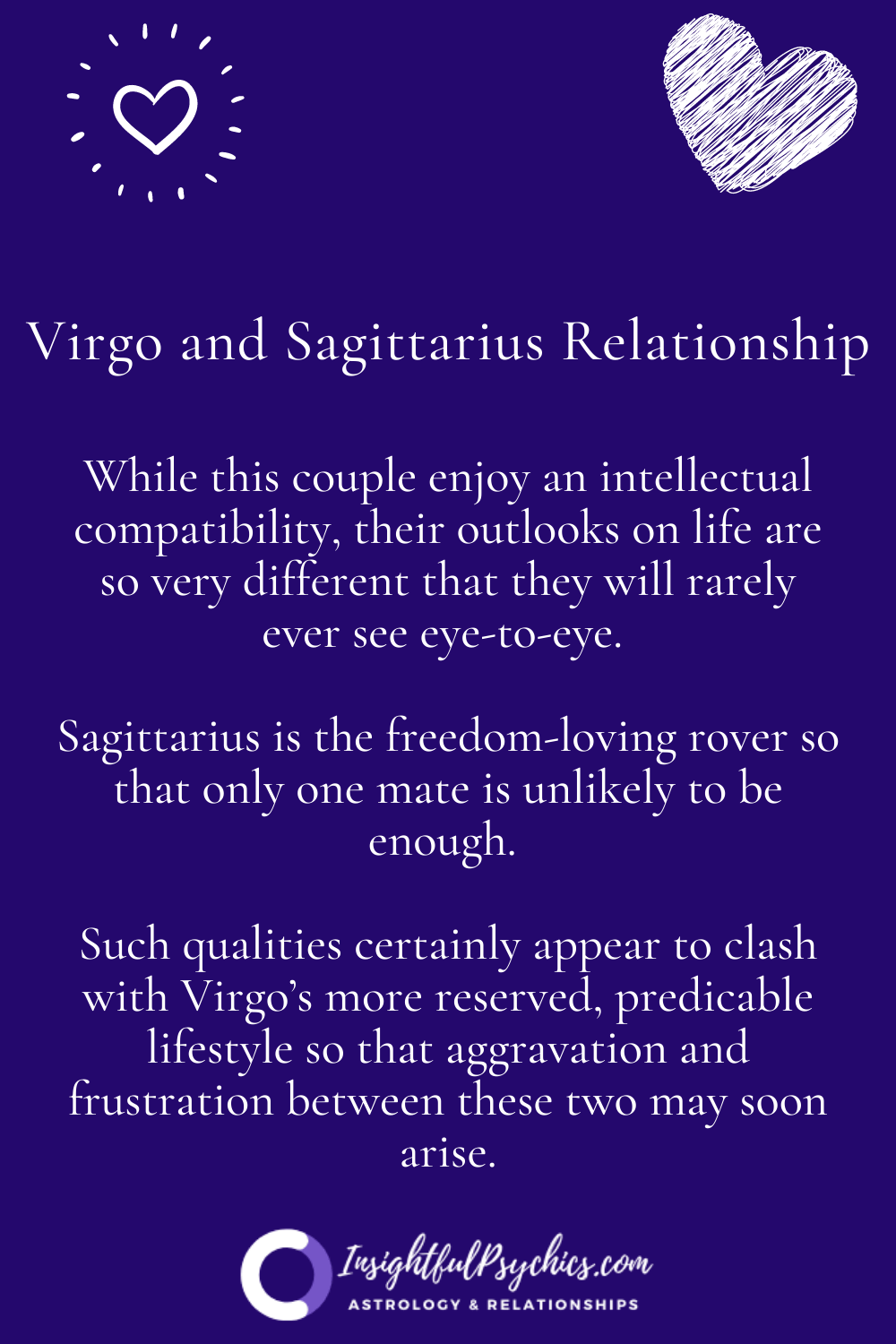 Virgo and Sagittarius Compatibility Sex, Love, and Friendship