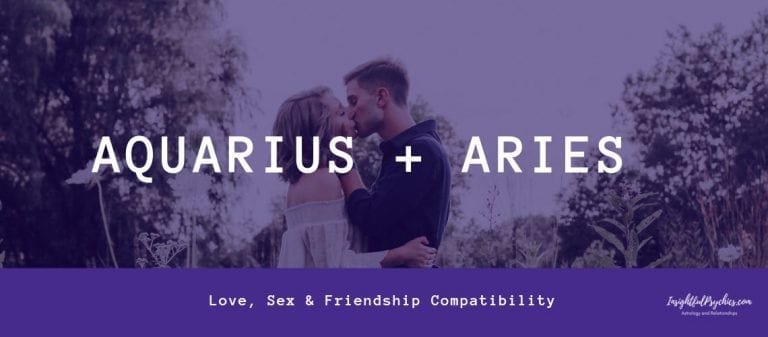 Aquarius and Aries Compatibility: Sex, Love, and Friendship