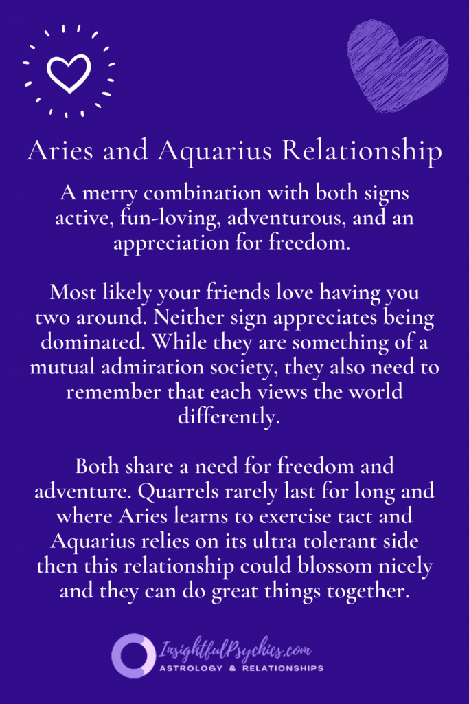 aries and aquarius relationship