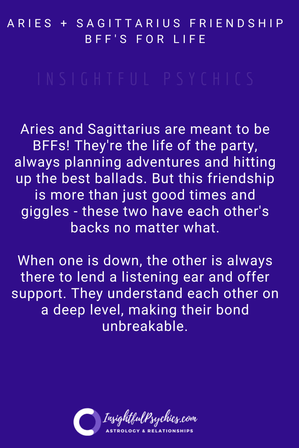 sagittarius and aries friendship