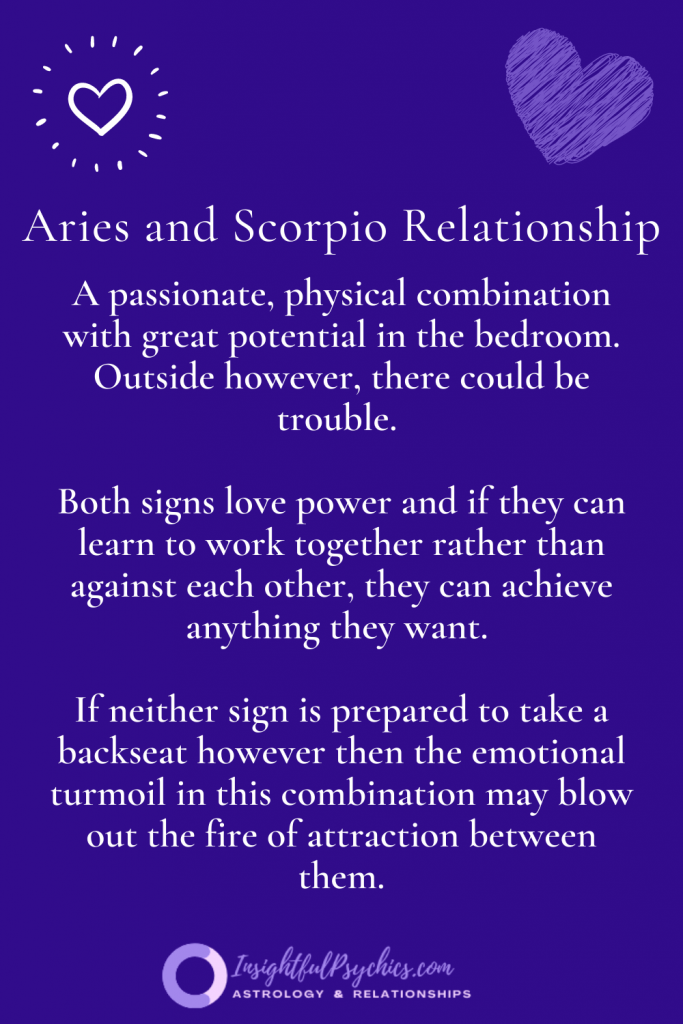 aries and scorpio relationship