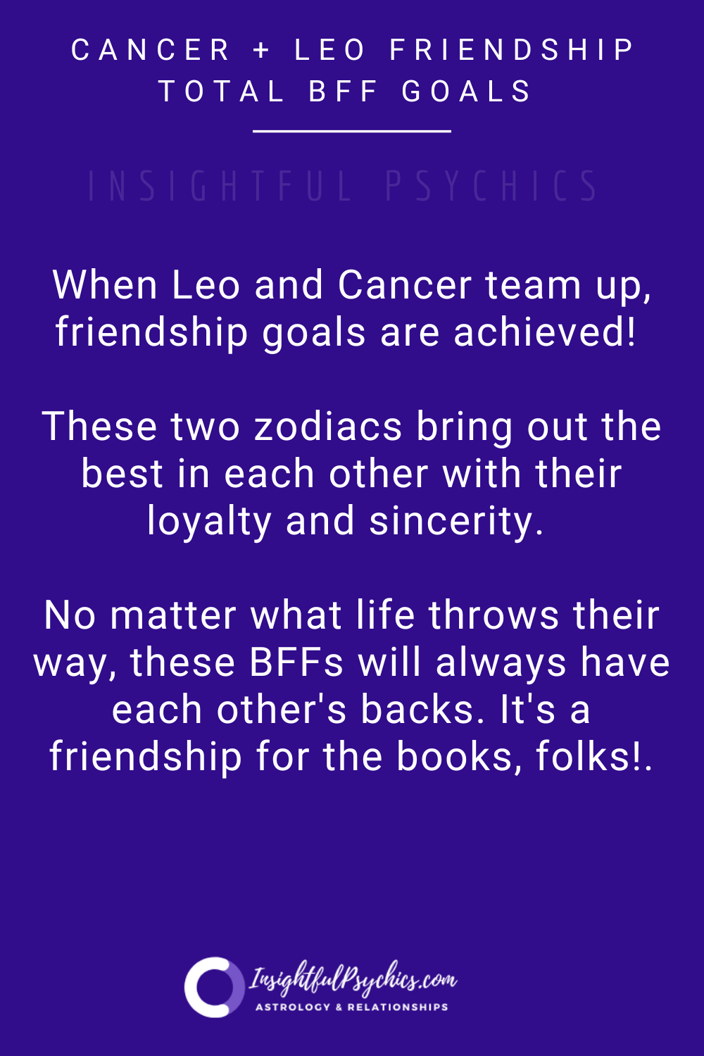 leo and cancer friendship