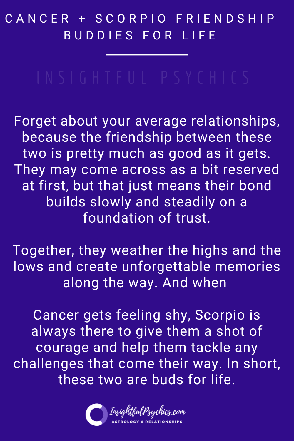 scorpio and cancer friendship