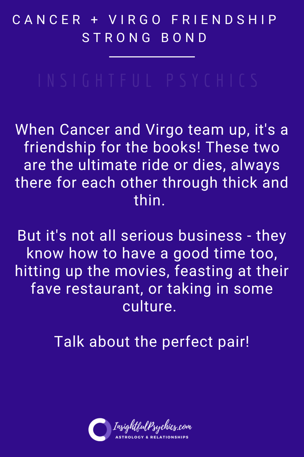 virgo and cancer friendship