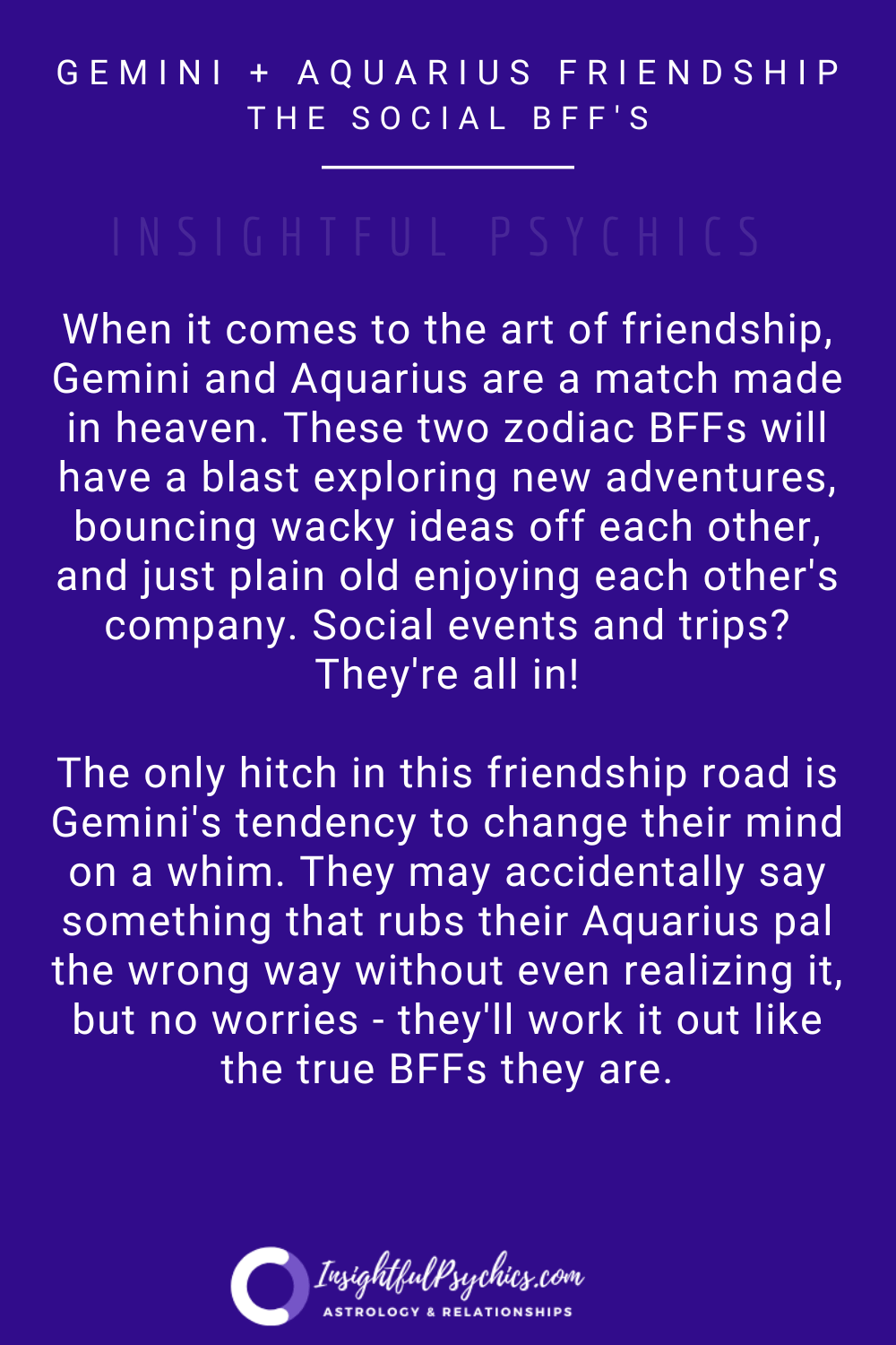 aquarius and gemini friendship