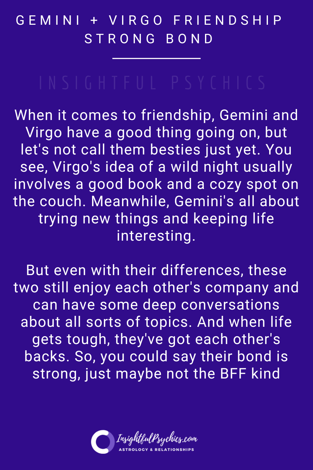 virgo and gemini friendship