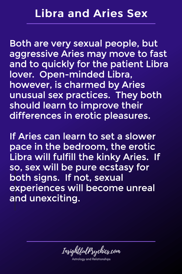 libra and aries sexually compatible