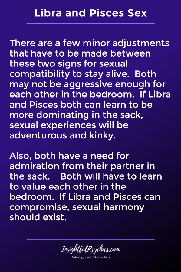 libra and pisces sexually compatible