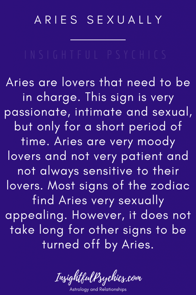 Aries Sexually
