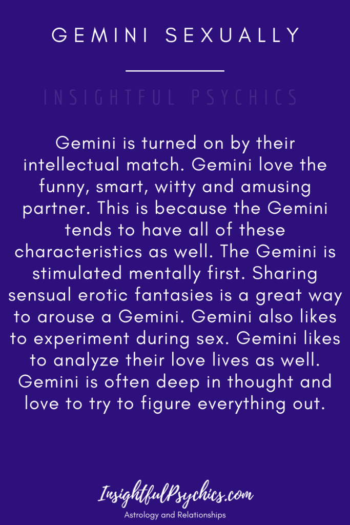 Gemini Sexually