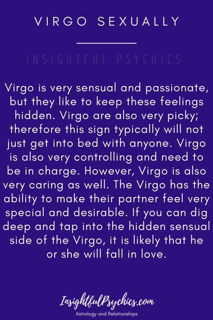 Virgo Sexually