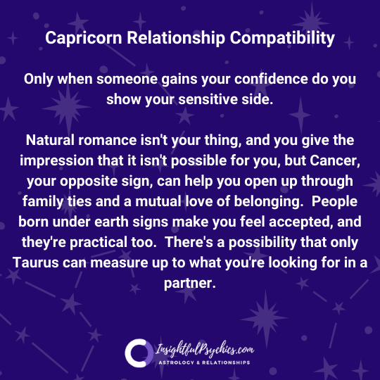 Capricorn  most compatible relationship