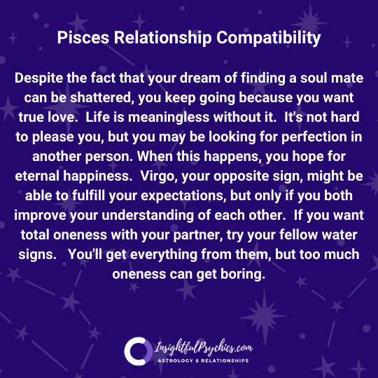 Pisces most compatible relationship