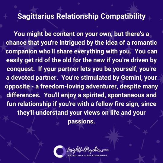Sagittarius most compatible relationship