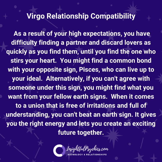 Virgo most compatible relationship