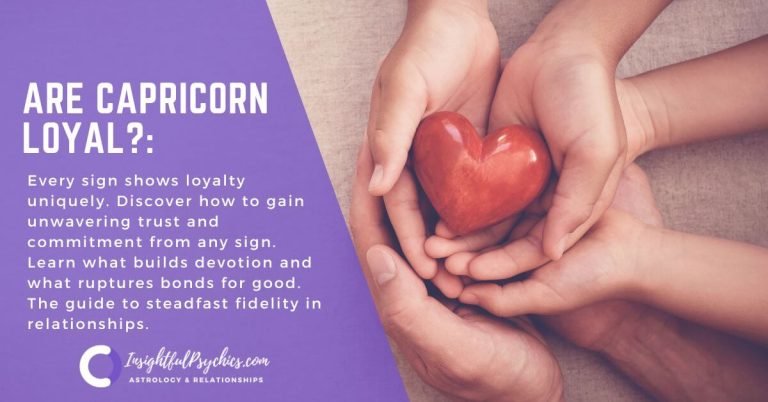 Are Capricorns Loyal?